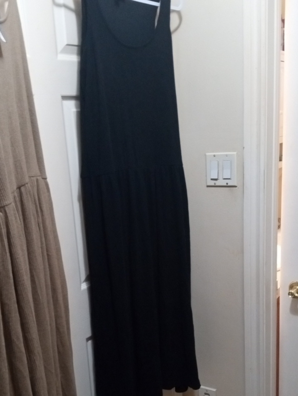 Universal Thread Black Sleeveless Maxi Dress